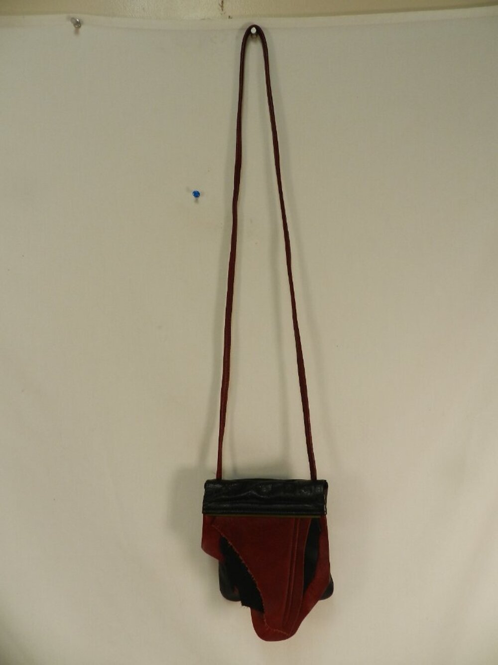 Ann Ringness Vintage Handmade Patchwork small crossbody bag purse back pocket - Picture 11 of 11